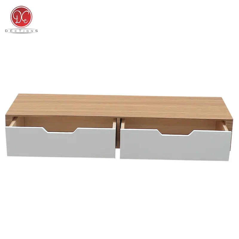 Dections Rak Laci Tempel Dinding Melayang Gantung 60x20cm Dekorasi Minimalis Aesthetic meja  kayu  pajangan furniture 2