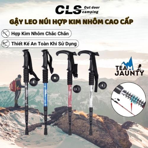 Gậy Leo Núi Hợp Kim Nhôm Cao Cấp Chính Hãng Trekking Dã Ngoại Đi Bộ Chống Trơn Trượt Đồng Camping - Thương Hiệu Necasil - Nam