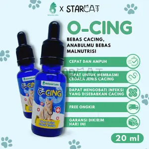 SC Holycatlabs O-CING Ampuh Basmi Cacing Cegah Diare Mencret 20ml
