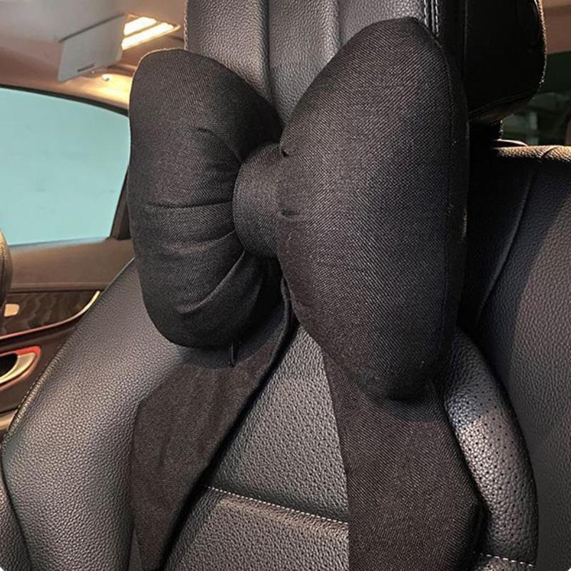 Product Introduction of Red Ribbon Bow Headrest Neck Pillow Seat Lumbar Support Pillows C1P1 34