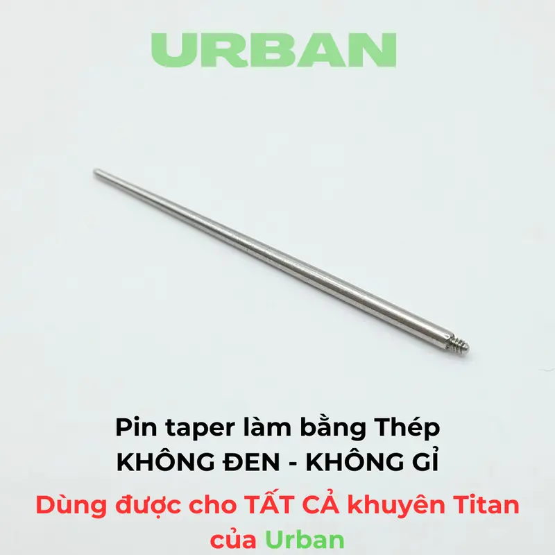 [1 CHIẾC] Pin Taper Que Hỗ Trợ Đeo KHUYÊN TITAN Thép Không Gỉ Unisex Không Gỉ Không Ngứa Không Bay Màu urban phụ kiện 3