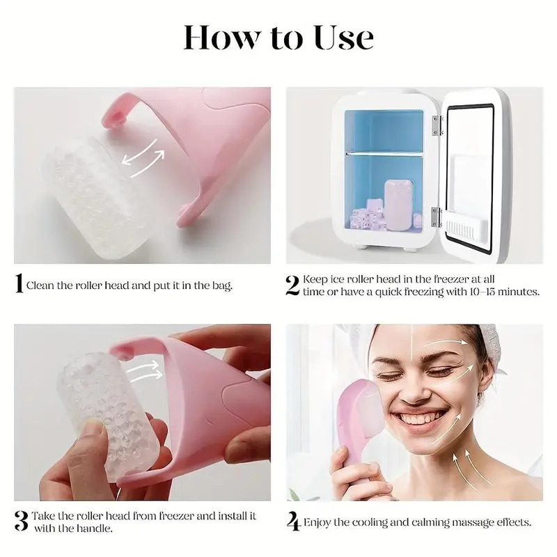 Ice Roller for Face, Manual Face Massager, Ice Beauty Roller, Ice Massager, Facial Care Tools, Skin Care Tools for Women 3