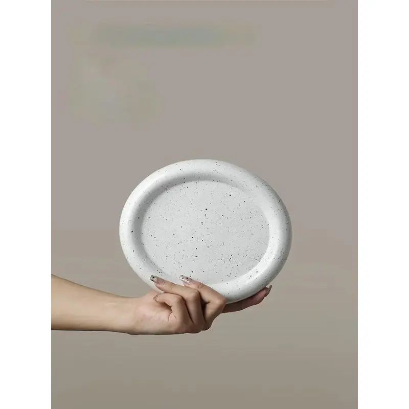 Khay Đám Mây Sáng Tạo, Phong Cách Bắc Âu Ins, Đĩa Để Bàn, Thích Hợp Cho Món Tráng Miệng, Bánh Ngọt, Bít Tết, Salad, Trái Tim Và Trái Cây Bằng Gốm, Đồ Trang Trí 7