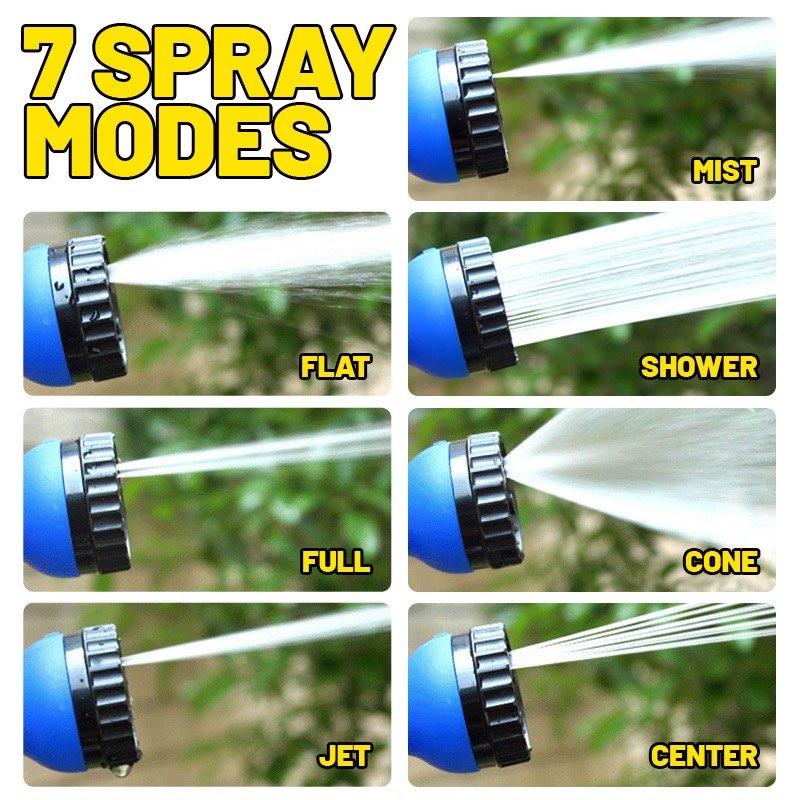 Product Introduction of 25FT-150FT Home Magic Hose Spray Water Gun Flexible Hose Car Wash Flower Watering Garden Supplies 3