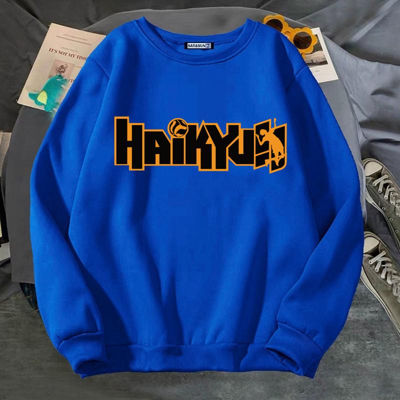 ÁO SWEATER IN HAIKYUN FORM NAM NỮ NHIỀU MÀU ĐỦ SIZE Menswear Hoodie Nhung 1