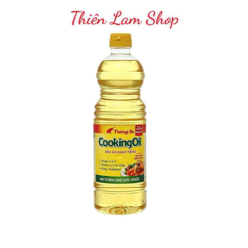 Dầu Ăn thực vật Tường An Cooking Oil chai 1L