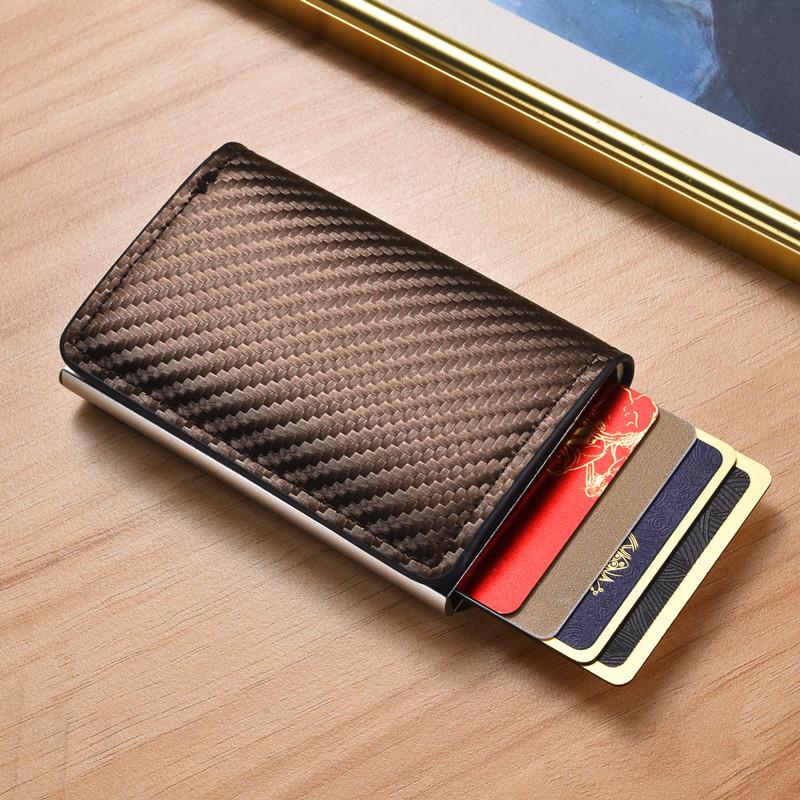 Product Introduction of Lightweight anti-theft and anti-magnetic metal card case, business aluminum alloy card case, card holder bag for men 9