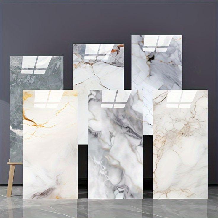 Thuận Decor Combo 20 Tấm Dán Tường PVC Vân Đá Hoa Cương Cao Cấp Có Sẵn Keo Chống Cháy KT 60x30cm Trang Trí Phòng Khách Ngủ Bếp Nhà Tắm