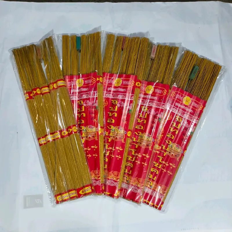 (185 cây)Nhang cuốn tàn vàng thơm hương Lài tặng kèm nhang số 4