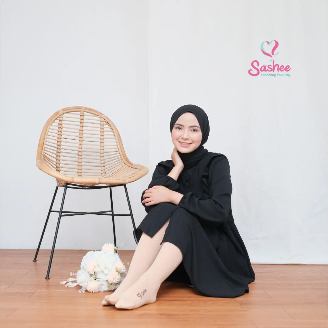 Kaos Kaki Sashee Jempol Panjang Katun Wanita Muslimah Dewasa Polos