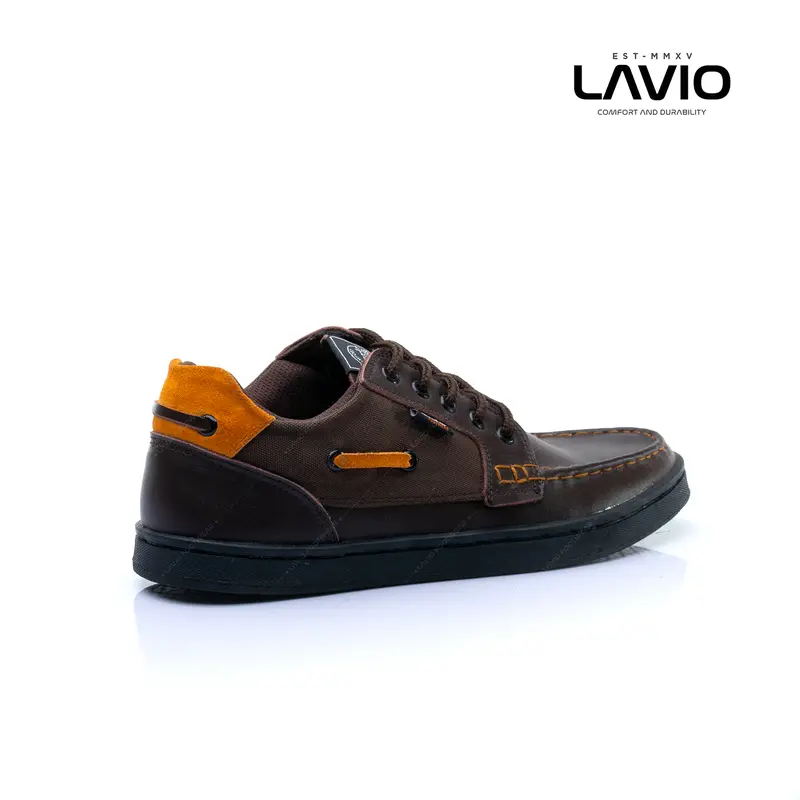 Sepatu Kulit Formal Casual Pria Lavio Delva Kerja Original Murah Kasual Black Hitam Shoes 4