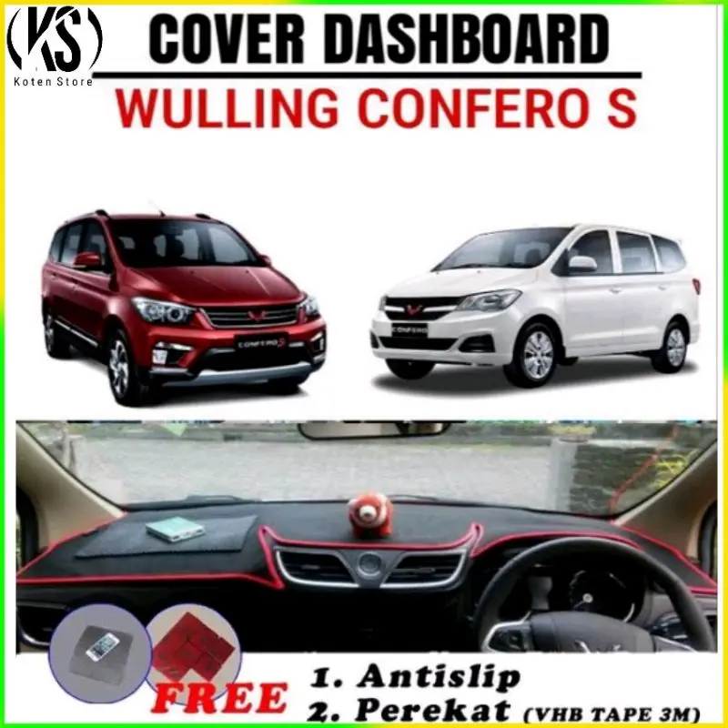 Cover Dashboard Mobil Wuling Confero S Free Anti Slip Car Karpet
