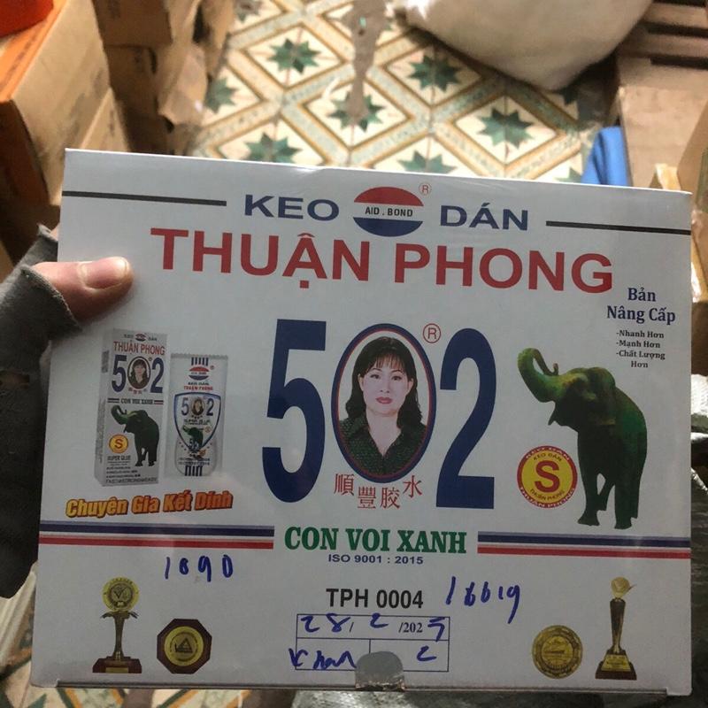  ￼Giá Sập Sàn 1 hộp  50 lọ   Keo 502 Thuận Phong S CÔ GÁI hàng chính hãng -giá cả hộp 