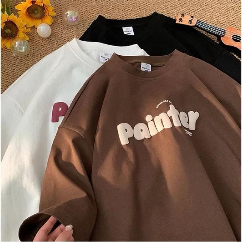 Áo Thun Tay Lỡ Form Rộng 3158 Nam Nữ Unisex Painter