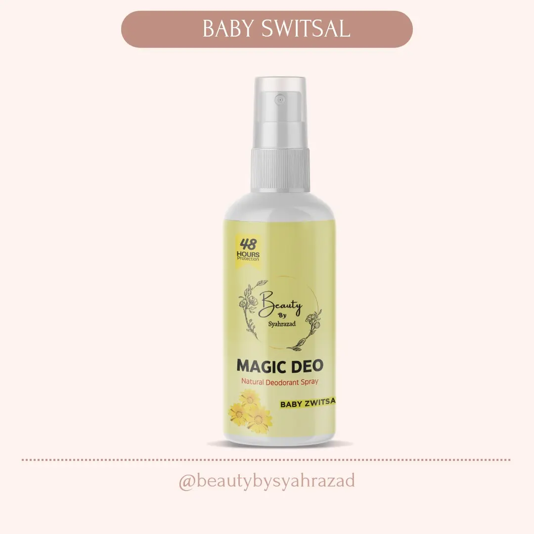 Baby Zwitsal (Baby Dream) deodorant spray 100 ml deodorant tawas alami | Magic deo spray by Syahrazad Ketiak Bau