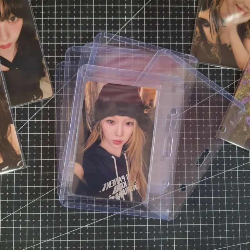 Toploader Photocard PC Kpop A1 A2 A3 B1 B2 B3 B4 Nametag Name tag Holder Cardholder Top loader Pelindung