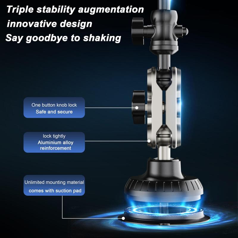 Product Introduction of Universal Car Magnetic Phone Holder, 360° Adjustable Strong Grip Car Phone Holder, Easy Installation, Safe Secure Mount for Mobile Devices 7