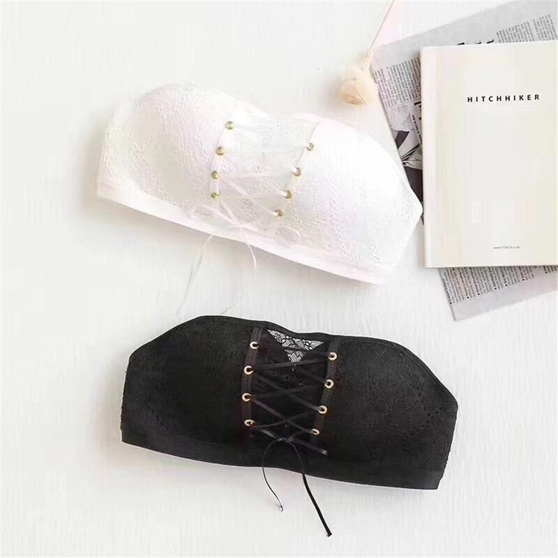 Product Introduction of Women Strapless Push Up Bra Lace Lingerie Wire Free Adjustable Girl Fashion Underwear Invisible Female Brassiere 4
