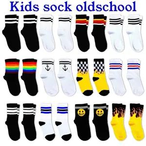 Kaos kaki oldschool anak kecil size 1-6 tahun - kaos kaki anak motif Setrip Fashion