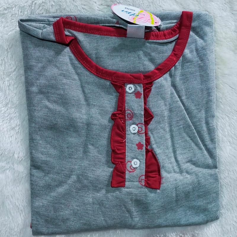 Daster super jumbo XXL Ld 120 cm bahan kaos 4