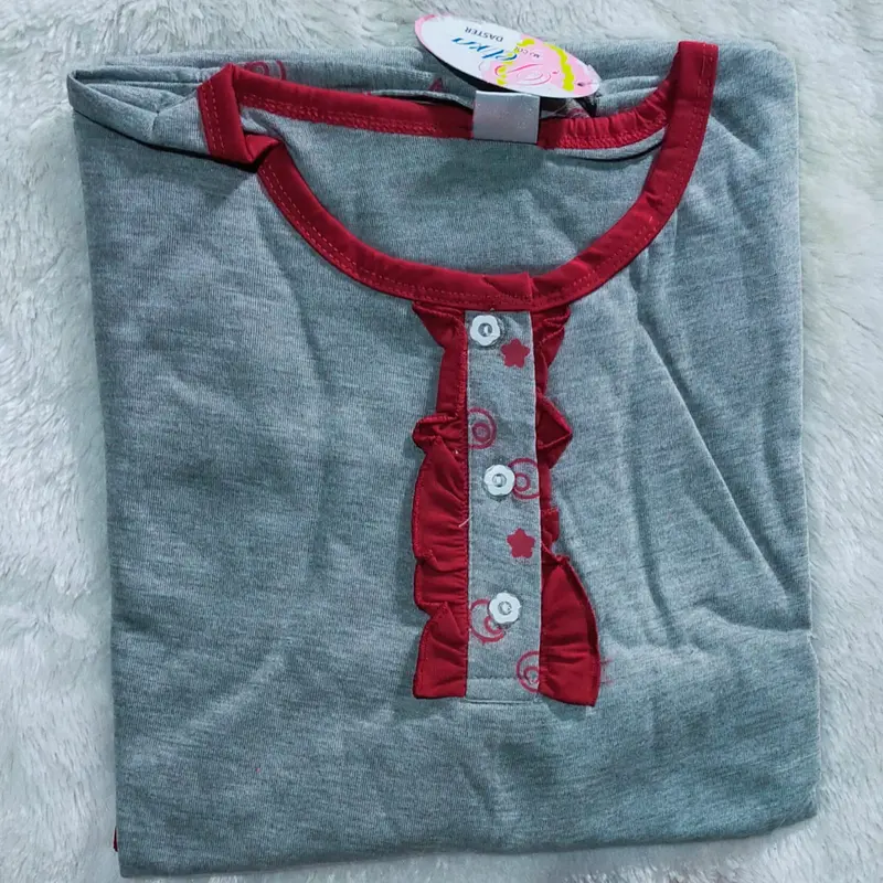 Daster super jumbo XXL Ld 120 cm bahan kaos 4