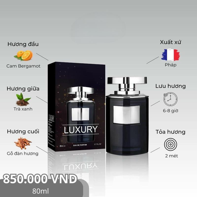 Nước hoa nam cham luxury 80ml nguyên mã npp