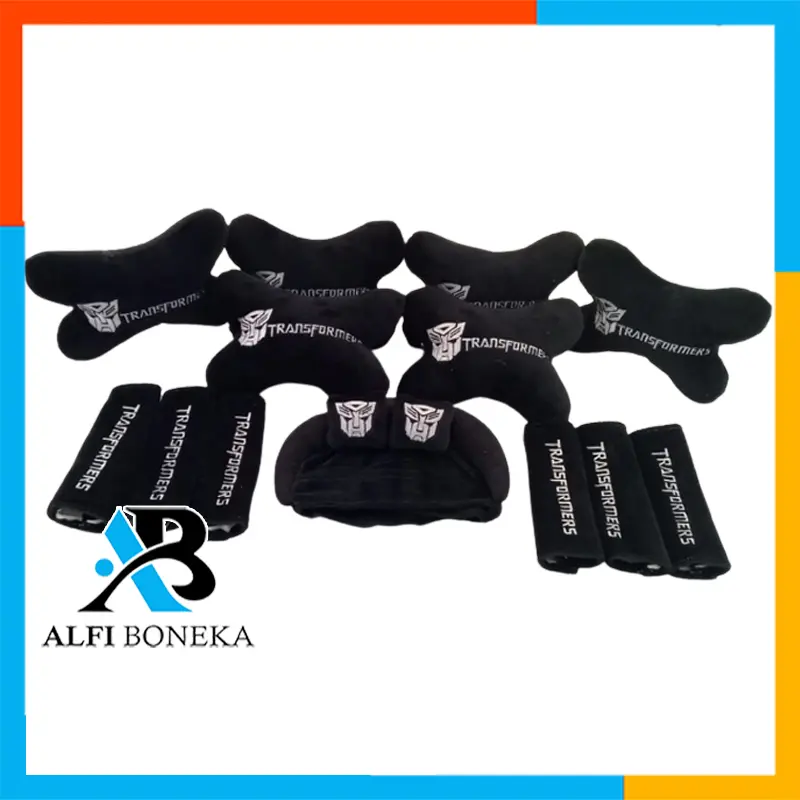 13 IN 1 Paket Bantal Mobil Set karakter halus dan lembut