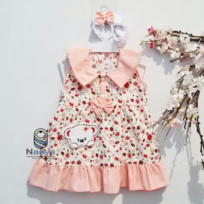 [P-039] Dress Bayi (0-6 bulan) / Dress Bayi Perempuan Cewek 6