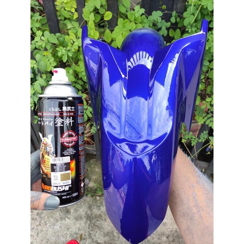 SƠN XỊT SAMURAI MÀU XANH TÍM ĐẬM Y3973 SƠN DAN ÁO XE EXCITER 150 GP SƠN XỊT BỀN MÀU BÓNG ĐẸP