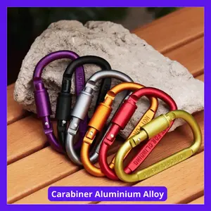 Carabiner Gantungan Tas Quickdraw Carabiner Aluminium Alloy Quickdraw NOT FOR CLIMBING Harga/1pcs