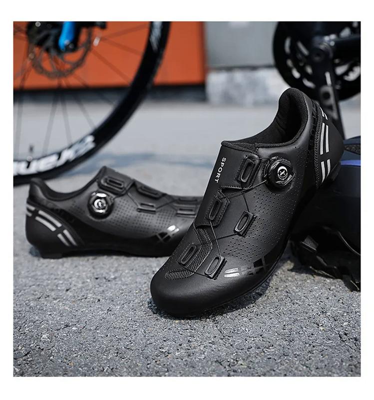 Product Introduction of 2024 Speed Cycling Shoes Men Sports Road Dirt Bike Sneakers Racing Women Bicycle Shoes Self-Locking Road Bicycle Sneakers Big Size 36-47 32