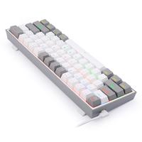 Gambar Redragon Mechanical Gaming Keyboard 60% WHITE GREY RAINBOW FIZZ-K617-R - WHITE GREY dari Redragon Indonesia Kota Administrasi Jakarta Utara 5 Tokopedia