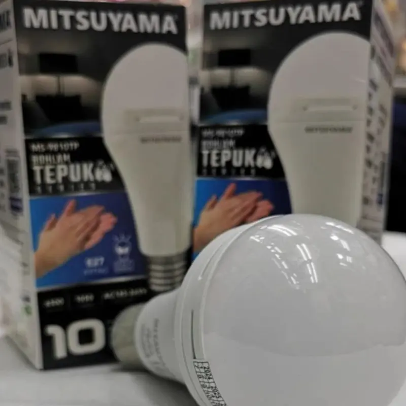 MITSUYAMA Bohlam LED Sensor Tepuk Tangan 10 Watt Lampu Tepuk Series 2