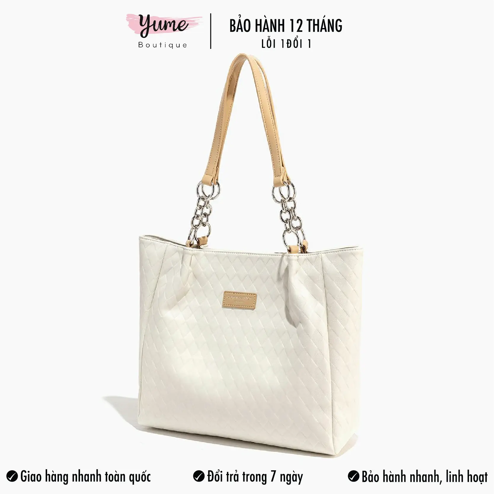 [Hàng QC] Túi Tote Cỡ Lớn Thời Trang Hàn Cao Cấp Đi làm, Đi chơi Hot Trend Yu99