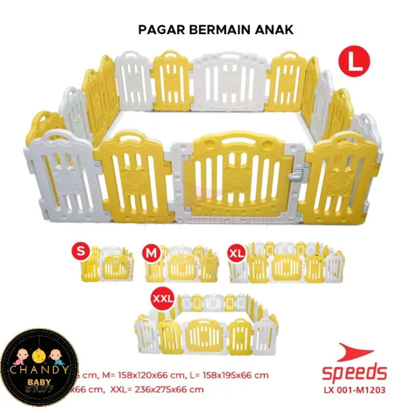 SPEEEDS M11203 PAGAR MAINAN ANAK ADA UKURAN S/M/L/XL/XXL 2
