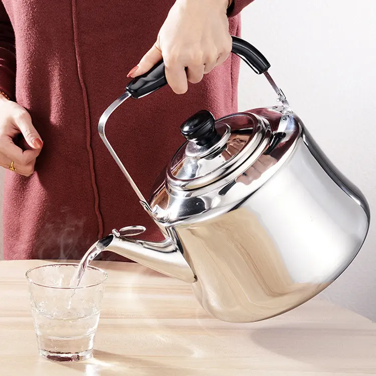 GOLDEN EAGLE - Teko Air Panas Bahan Stainless Steel Tebal 3 Liter / 4 Liter / 5 Liter / 6 Liter Teko Teh Kopi Tea Wadah 1