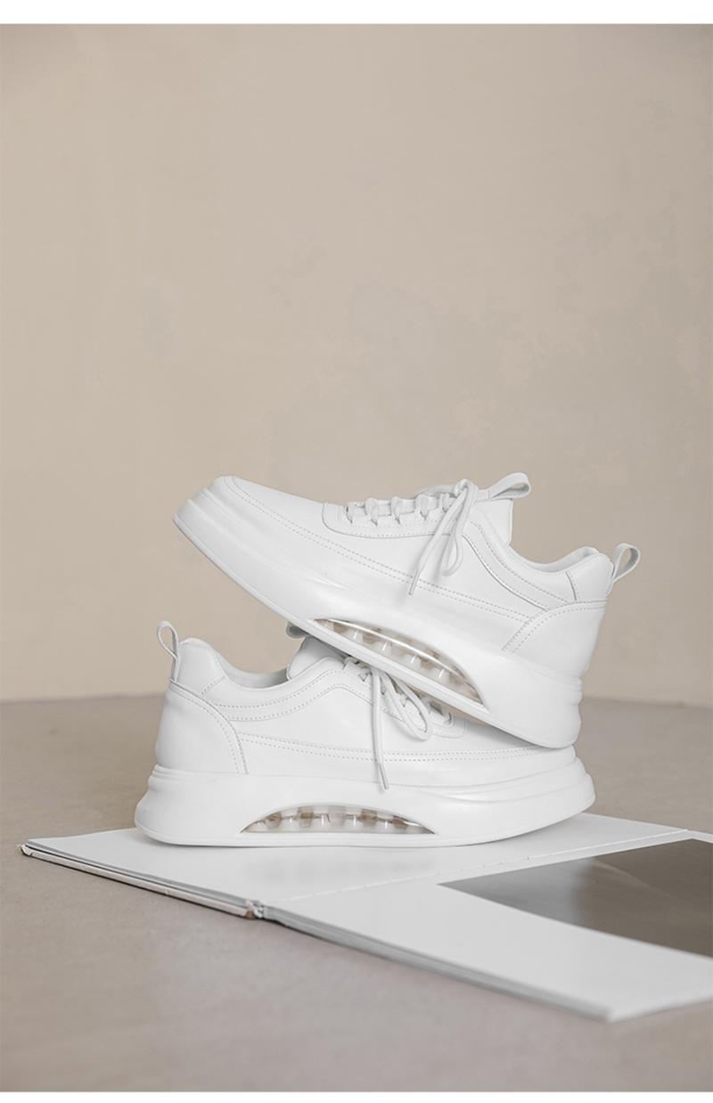 Product Introduction of Air Cushion White Shoes for Men, New Autumn Trendy Versatile Casual Shoes, Men's Fashion Shoes, Thick-Soled Height-Increasing Sneakers 15