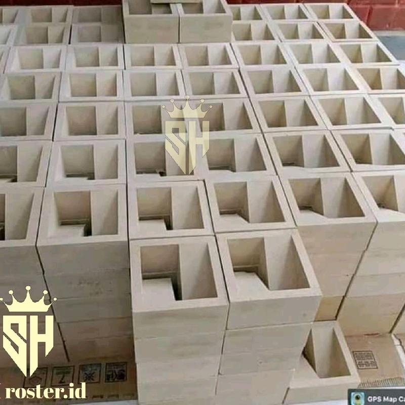 50 pcs roster beton minimalis motif Z loster lubang angin 7