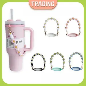 [READY] SUNNIE Macrame Tumbler Holder / Tali gantungan tumbler botol minum Stanley Owala Dengan Silicone