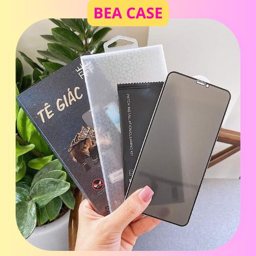 [10D Chống Nhìn Trộm] Kính Cường Lực Tê Giác Full màn 7plus/8/8plus/x/xr/xs/11/12/13/14/15/pro/max/plus/promax