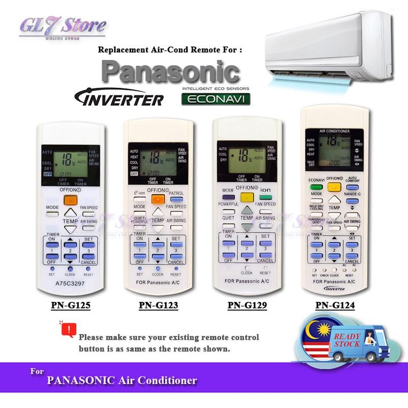 Télécommande de rechange pour climatiseur Panasonic CS-E12RKUAW CS