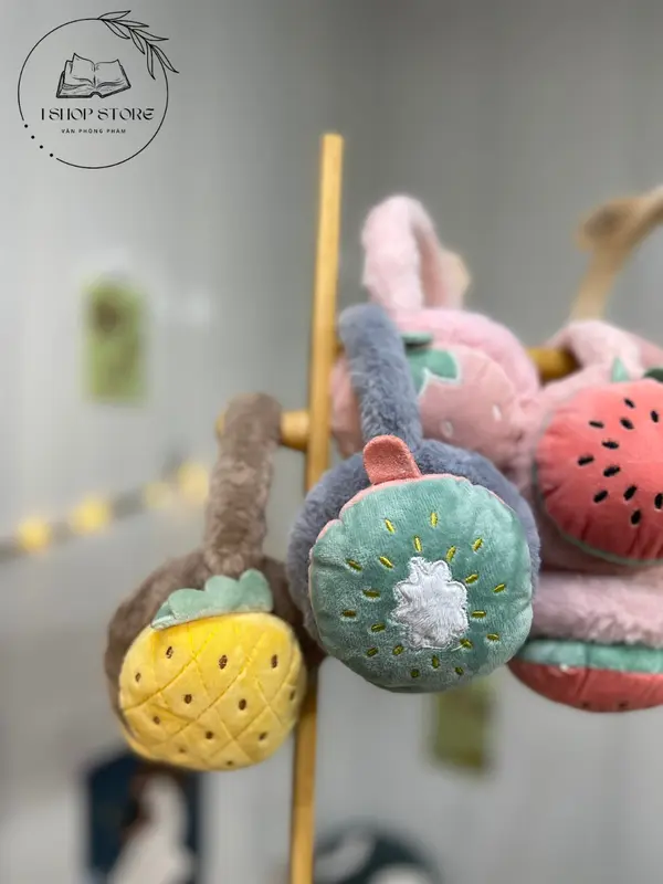Bịt Tai Giữ Ấm Mùa Đông Cho Trẻ Em và Người Lớn Hình Hoa Quả, Động Vật Dễ Thương Ngộ Nghĩnh 3