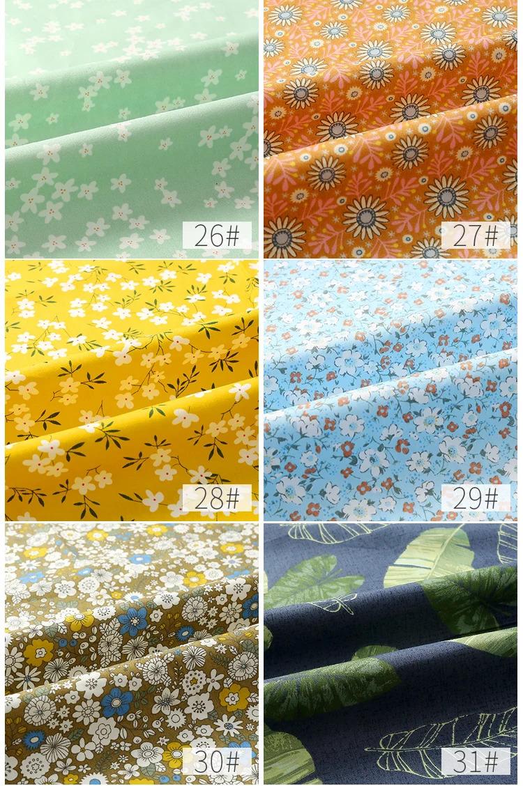 Product Introduction of Cotton Printed Fabric Small Flower Baby Dress Shirt Diy Bed Sheet Quilt Cover Fashion Sewing Wholesale Material Cloth by Meter 19