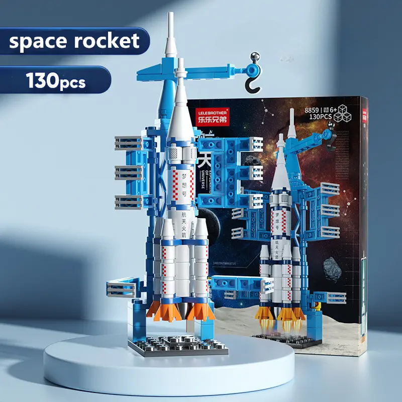 Mainan Pesawat Luar Angkasa Aerospace Rocket 130 Blocks