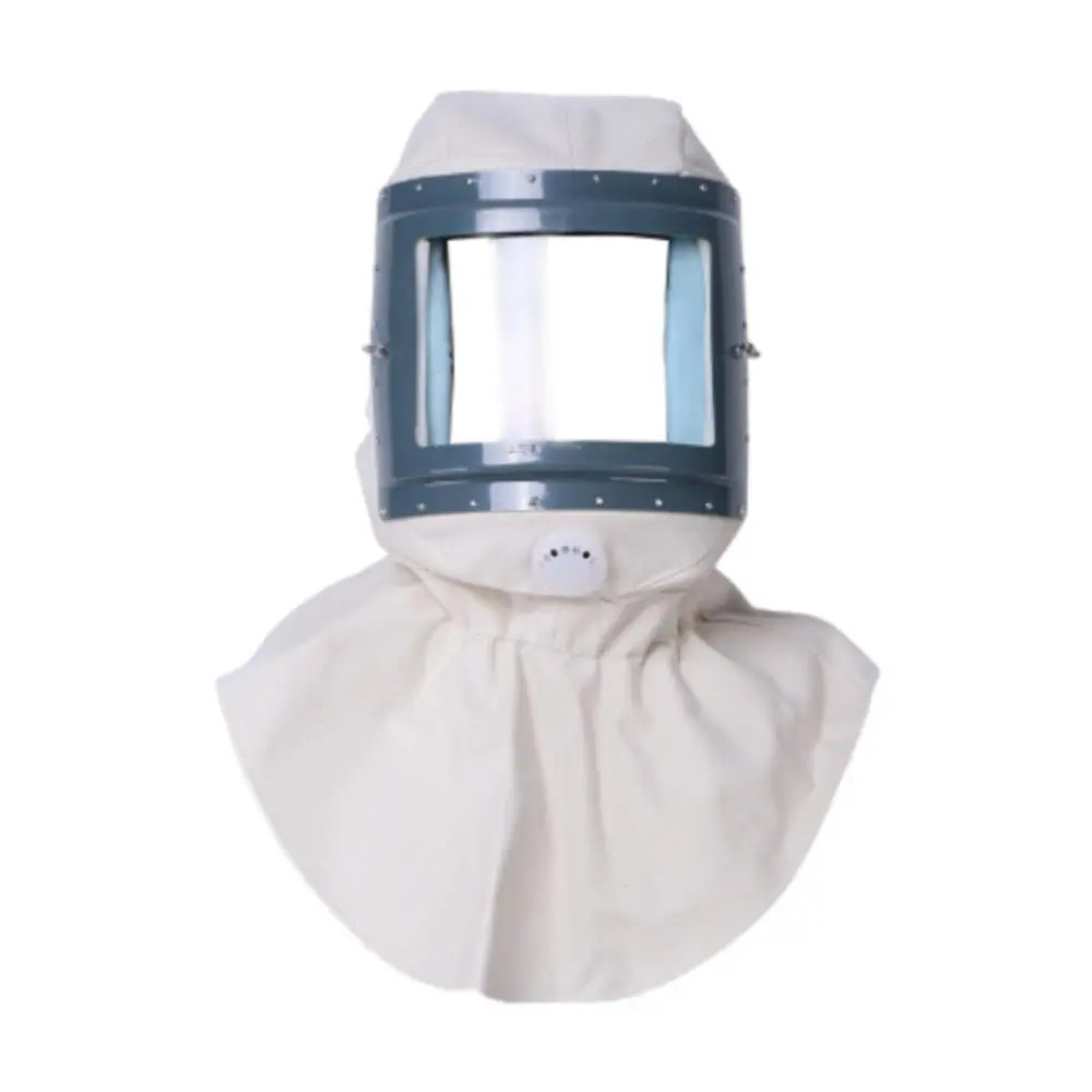 Sand Blast Hood Cap Breathable Sandblasting Hood for DIY Painting Spraying Sanding Sandblasting Equipment Woodworking Protection