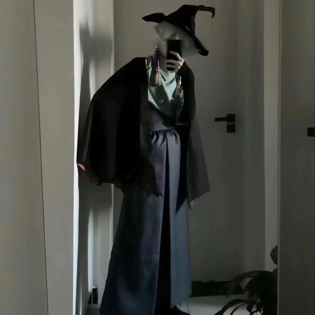 Trang phục dự đoán mùa lễ hội hóa trang Samurai Quần Wizard đầy đủ của C Quần áo Grand Hyatt Sky Light Encounter Cosplay Trang phục Halloween