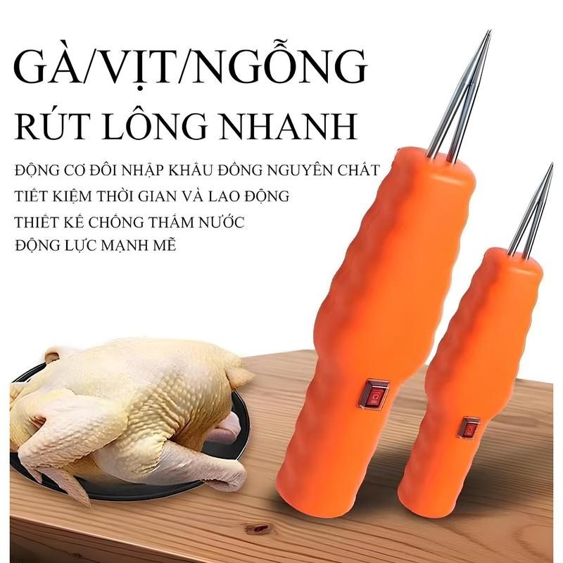 máy làm lông vịt lông gà cầm tay máy nhổ lông gà vịt chạy bằng điện tự động không dây TOOL BOX 1