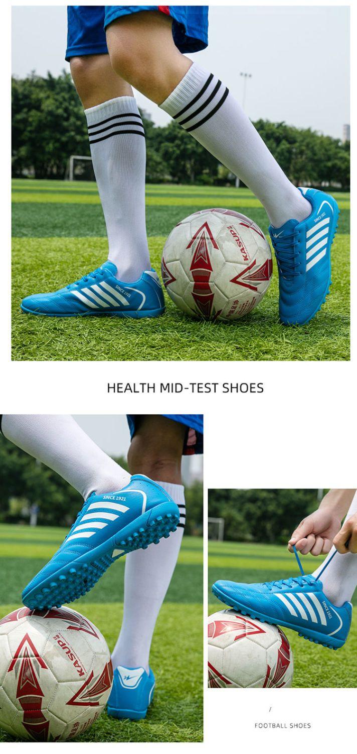 Product Introduction of Double Star Soccer Shoes Competition Special Adult Men Broken Spike Boys Primary School Girls Non-slip Training Professional Shoes Wear-resistant Slipper 24