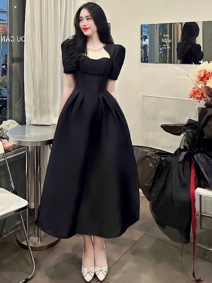 ĐẦM ĐI TIỆC DÀNH CHO BIGSIZE 55KG - 90KG váy dự tiệc Nữ