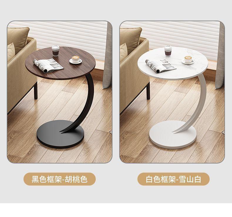 Product Introduction of Bàn Bên Ghế Sofa, Phòng Khách Bàn Cà Phê Đầu Giường Phòng Ngủ, Giá Để Đồ Hai Lớp, Bàn Góc Tròn Đơn Giản, Bàn Nhỏ Đầu Giường, Kích Thước Vượt Quá 99% Cùng Kiểu, [Điểm Xếp Hạng Tuyệt Vời] 2